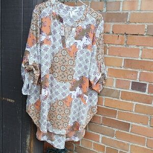 Cato Multicolor Floral Blouse